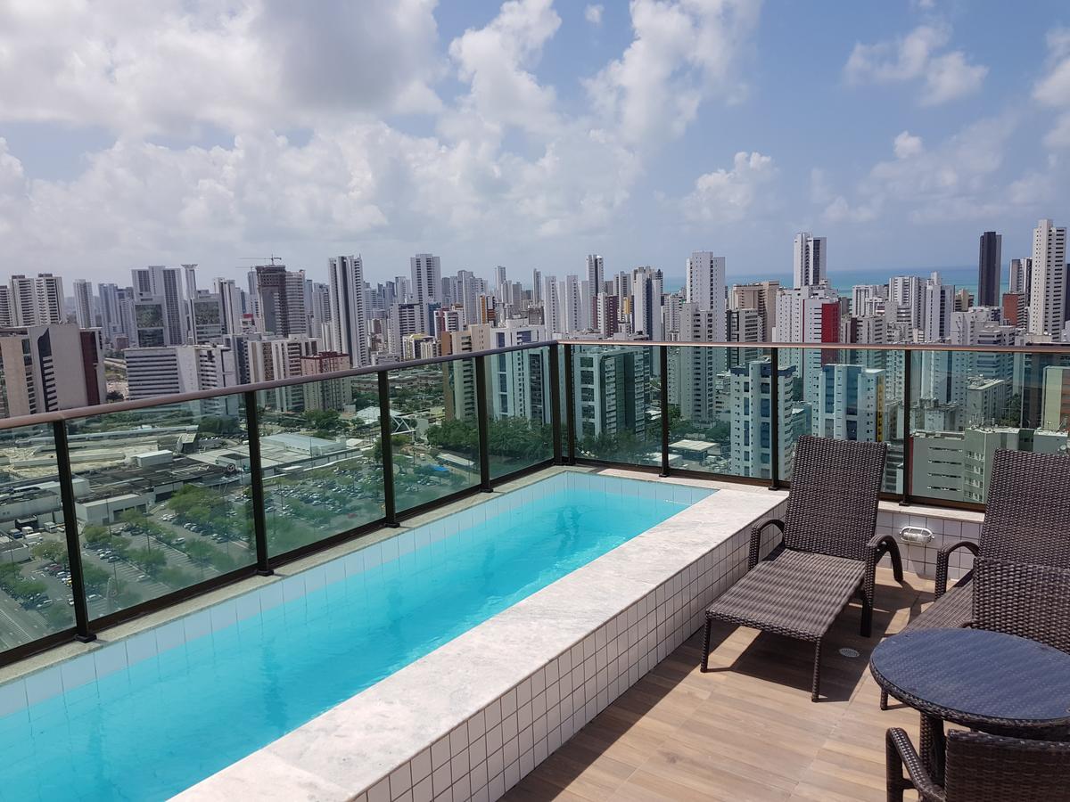 Flat Luxo Completo Em Boa Viagem Junto Ao Shopping Διαμέρισμα Ρεσίφε Εξωτερικό φωτογραφία